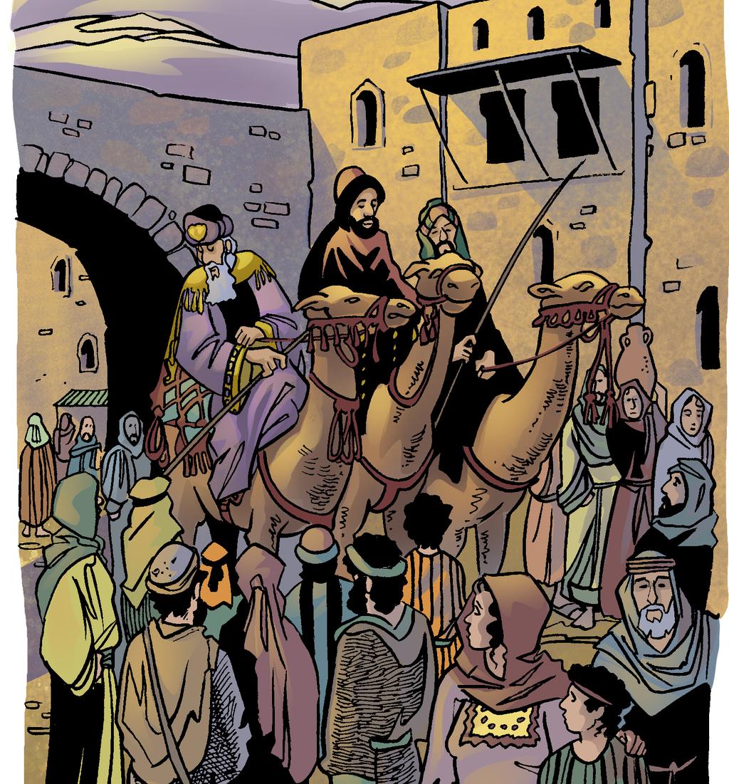 After Jesus was born, Joseph, Mary, and Baby Jesus stayed in Bethlehem for some time. Joseph was a talented, hard-working carpenter, and he probably found work to do to support his family.