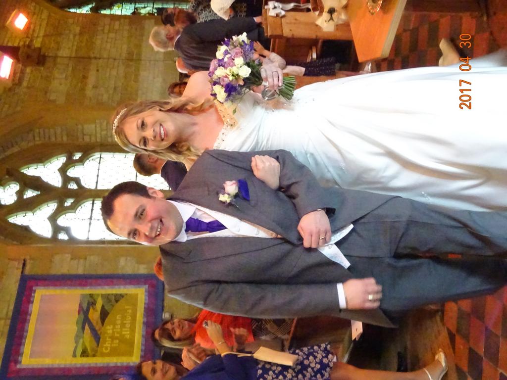 Issue No. 34 June 2017 NewSheet Congratulations, James & Hayley Our own James White and Hayley Denyer were married in church on Saturday 29th April.