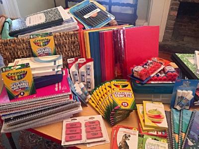 Your donations mean so very much to our children., so keep those school supplies coming!