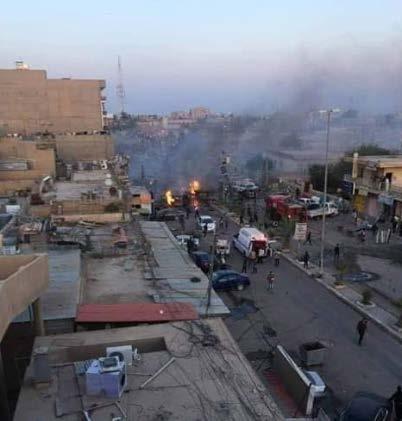 10 ISIS s terrorist and guerrilla activity ISIS s noteworthy activity was the detonation of a car bomb on November 18, 2018, near a restaurant in central Tikrit.
