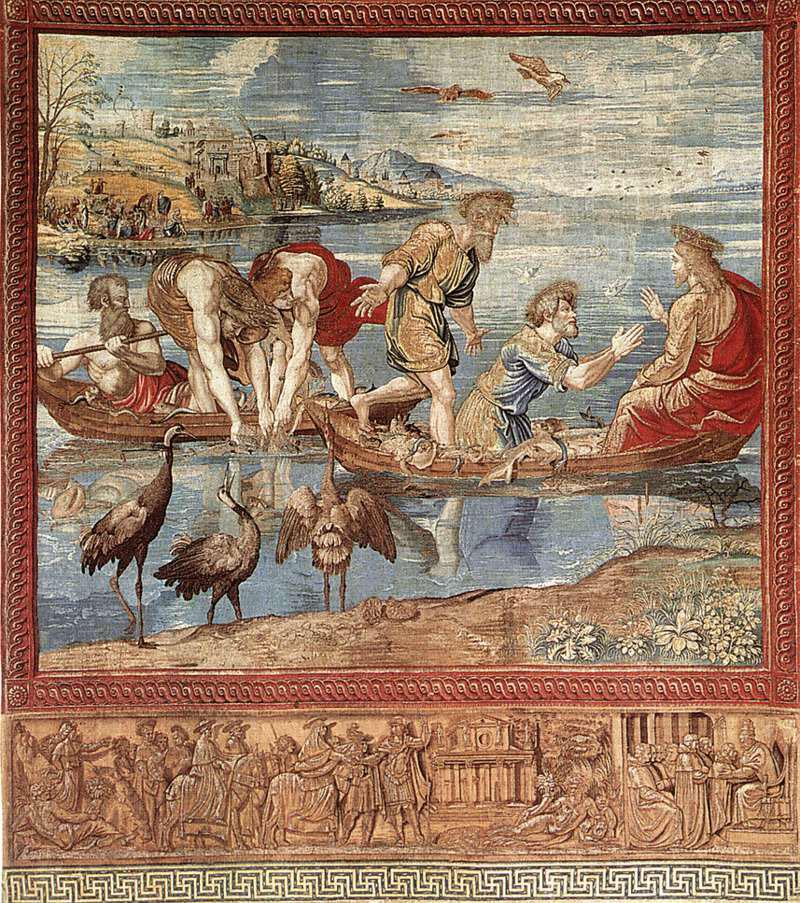 The Miraculous Draught of Fishes, by Pieter van Edingen van Aelst, c. 1519 PRAYER & WORSHIP Mass of Anticipation: Saturday, 5:15 p.m. Sunday Mass: 7:30, 9:00 and 10:30 a.m.; 5:00 p.m. (Spanish) Daily Mass: Monday Friday, 7:00 a.