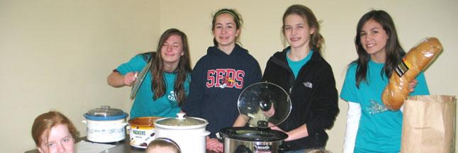 SCHOOL NEWS On Friday, March 22, our St. Francis de Sales Parish School s Mary s Faith In Action Team (FIAT) held their first Soup and Stations Fundraiser.