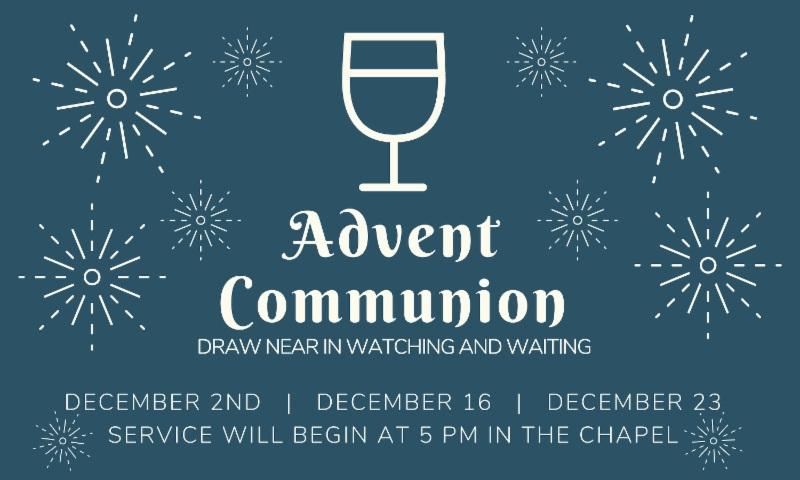 Advent Communion: Draw Near in Watching and Waiting The three Advent Communion services share a similar format and familiar elements of worship.
