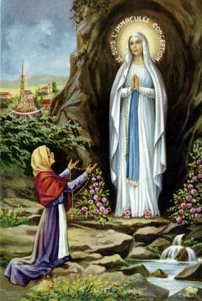 Marian Apparitions Lourdes, France 1858 Mary appeared 18