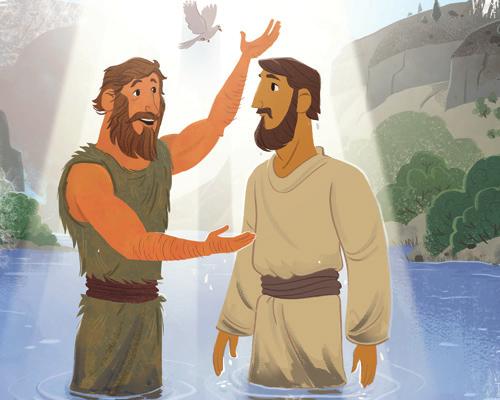 March 10/11 Jesus was Baptized John answered, I baptized you with water, but One is coming who is more powerful than