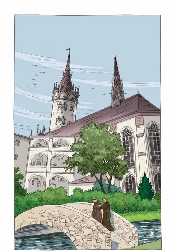 Brother Martin goes back to the University of Erfurt to continue his schooling.