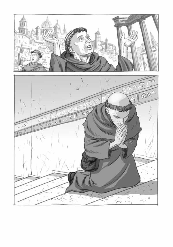 Greetings to you, holy Rome! While he is in Rome, Luther explores the city.