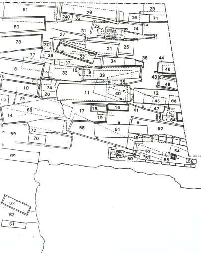 Medieval churchyards Limited space = overlapping burials (early
