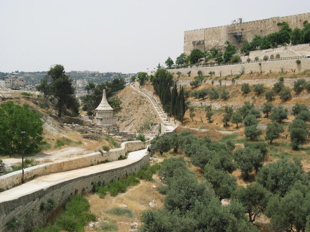 The Kidron Valley (Nahal Qidron) is on the eastern side of the Old City of