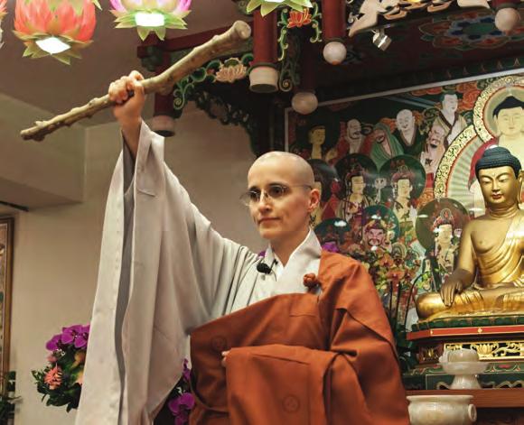 Inka Ceremony for Myong Hae Sunim April 28, 2016 at Su Bong Zen Monastery, Hong Kong Dharma Combat Won Bo Sunim: You and I come from Lithuania, but sometimes Lithuanians don t like to be taught.