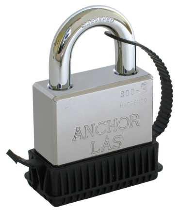 ANCHOR Weather Protection The weather protection is made of a weather resistant special plastic which close tightly against the padlock body.