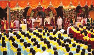 28th Convocation of Sri Sathya Sai University Integrate Values With Education There are crores of students and educated persons with high degrees in this world.