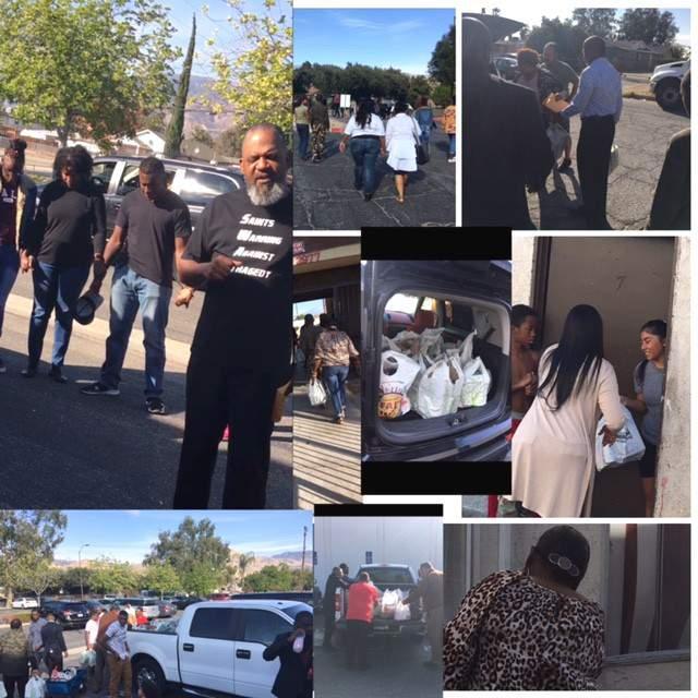 Page 6 Thanksgiving community outreach On Sunday, November 18 th our Bishop Craig W.