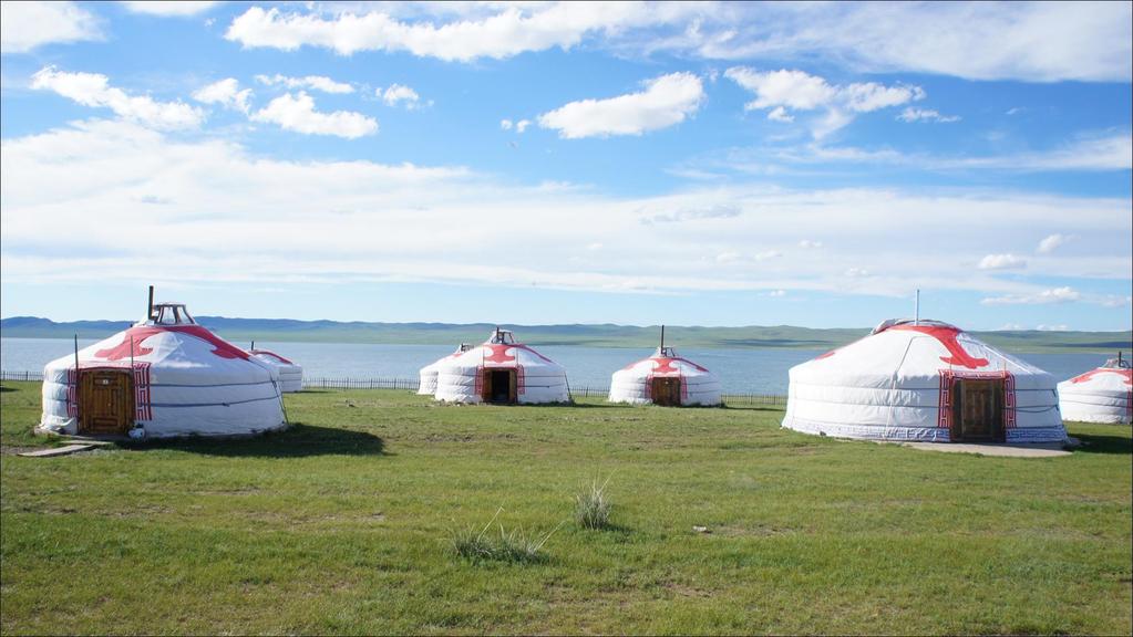 In all camps will be placed in GERS Ger-Home The Ger is the traditional transportable home of the nomads.