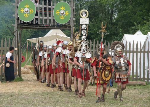 04 Roman military units: The centuria Legions were subdivided into centuriae. Each centuria consisted of 80 fully equipped soldiers.