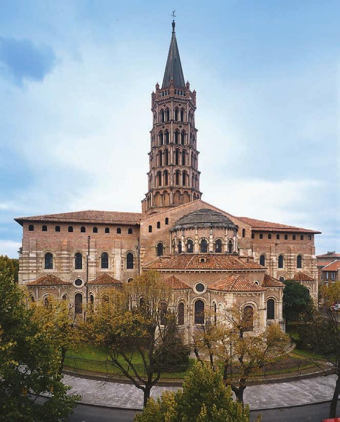 Toulouse, St-Sernin Like Conques, St-Sernin (St Saturnin) in Toulouse is one of the great pilgrimage churches along the route to Santiago de Compostela.