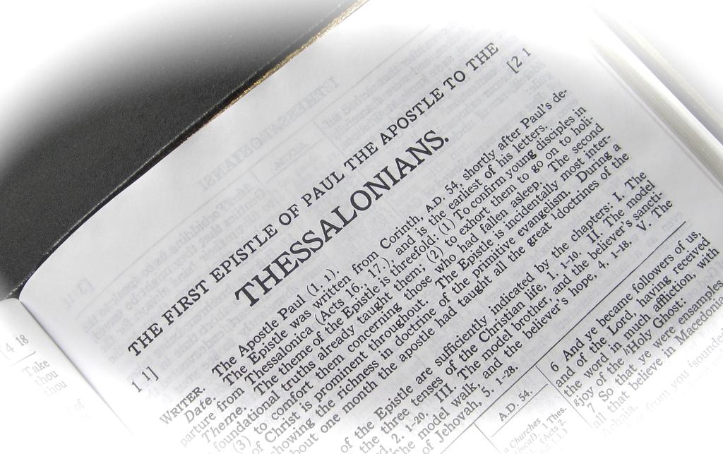 Books of The Bible Introduction The book of First Thessalonians can be summed up in three words: apologetic, instructional, and assurance.