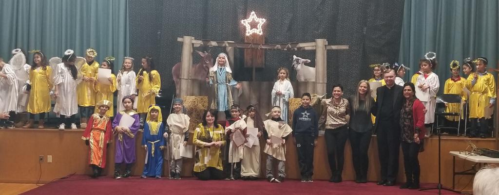 Page 4 2018 Christmas Pageant Our thanks to Mrs. Combs, Mrs. Morrone, Mrs. Ptarcinski and Mrs.