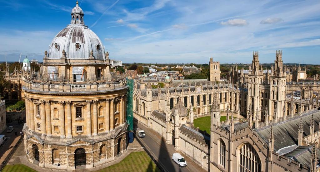 History of Oxford Oxford lies in a flat valley which was perfect for the large number of monasteries which were built there in the 10 th and 11 th Centuries.
