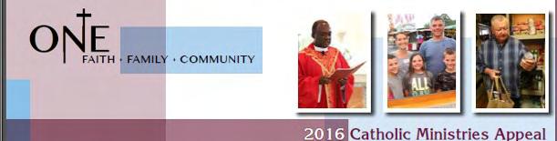 2016 CATHOLIC MINISTRIES APPEAL- CHURCH OF ST. AIDAN 2015 GOAL: $172,900 PLEDGED: $135,838 # OF GIFTS: 604 AVERAGE GIFT: $ 217.