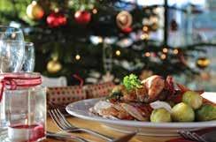 Tuck into some Christmas treats Add some extra sparkle to your shopping Tuck into a Christmas lunch with all the trimmings or enjoy a festive afternoon tea at the Refectory Café.