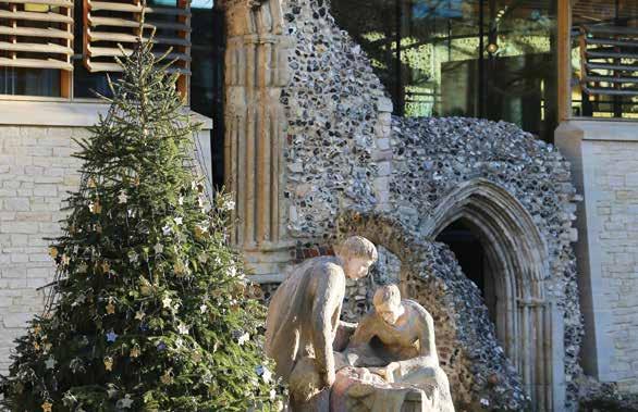 Norwich Cathedral Christmas opening times Date Cathedral Refectory Café Gift shop Christmas Eve 7am-6pm 10am-5pm 9.15am-3.15pm Reopens 9.