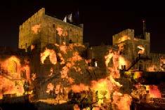 Enjoy the spectacular Sound & Light Show at the Tower of David Fortress.