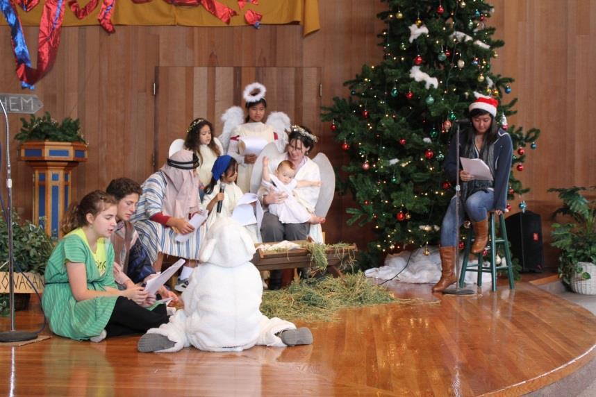 After you are finished caroling, you can return to your church for some Christmas cookies and hot chocolate. Drama The Christmas pageant is an annual event for most Sunday schools.