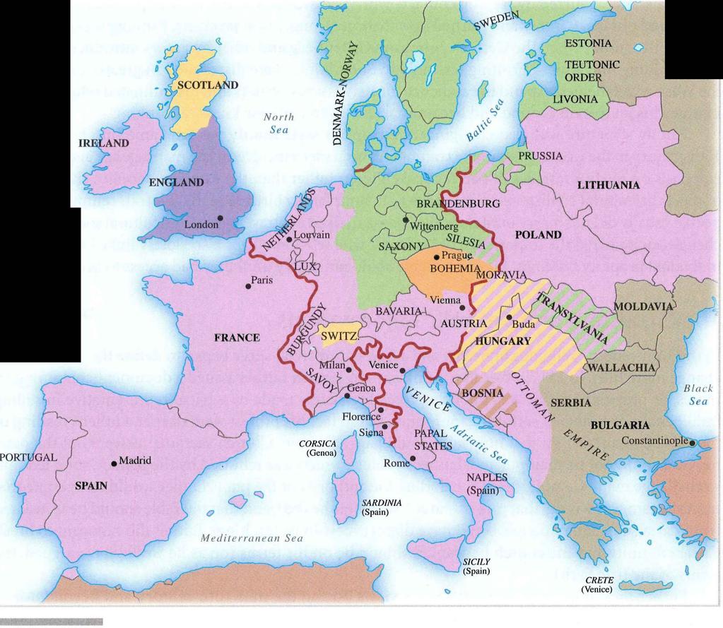 Orthodox C=:J Islamic E3 Boundary of Holy Roman Empire MAP 18.