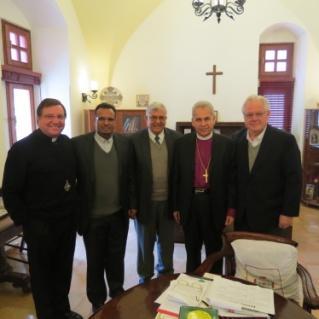 Members of Evangelical Churches in Palestine meet with Bishop Suheil Members of Evangelical Churches in Palestine met with Bishop Suheil on Tuesday, January 29 th. Bishop Suheil greeted Dr.