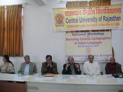 UNIVERSITY NEWS P A G E 2 Workshop on Cartographies of Indian Languages The English Dept.