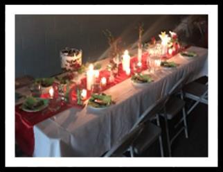 We enjoyed the concert by Spring Lake High School, looking at all of the beautiful tables and our time of dessert and