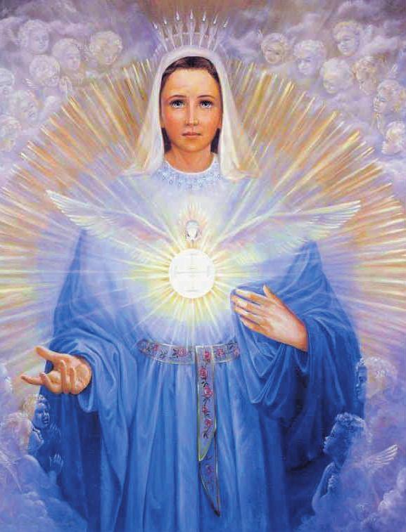 8 Mary, Mother of the Eucharist One day, while we prayed (during an exorcism) and constantly invoked Our Lady under the title, Mother of the Eucharist, the evil one came saying: He (i.e. Jesus) and Her (i.