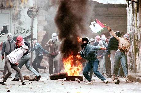 The InEfada 1987- PalesEnian resentment over Israeli occupaeon boiled over into a rebellion called the inefada During the inefada, PalesEnian youths