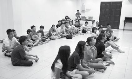 The camp, attended by 22 youths, was held at the Port Dickson Youth Champagnat Centre from September