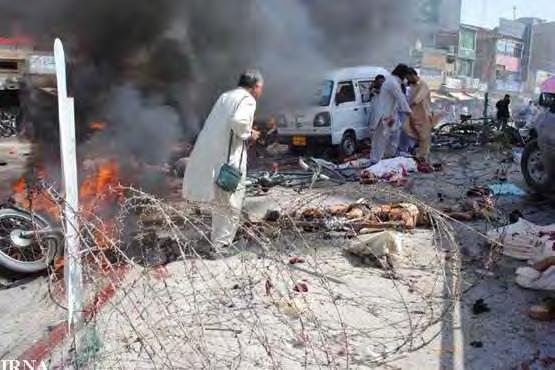 A suicide bomber blew himself up among a crowd of rally goers, killing about 73 people and injuring about 160.