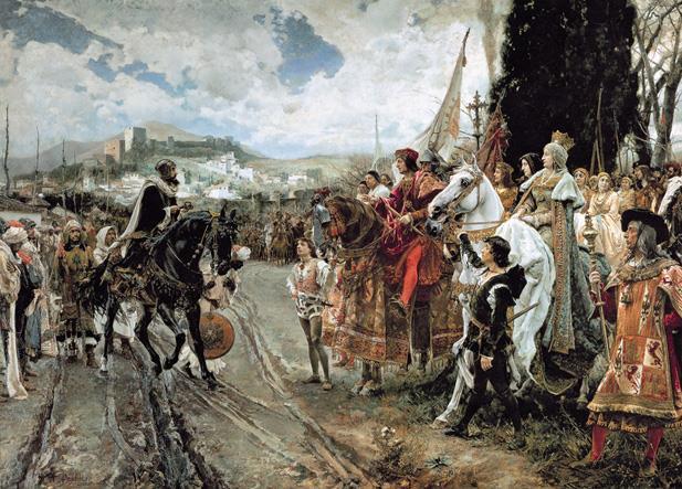 The 1492 surrender of the Islamic Emirate of Granada to the Catholic Monarchs is one of the most important events in Granada's history.