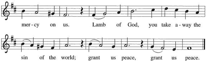 9 Love Has Come (Hymn #292) Infant Holy, Infant Lowly (Hymn #276) After all have returned to their places, the assembly stands. POST-COMMUNION BLESSING Amen. PRAYER AFTER COMMUNION Amen.