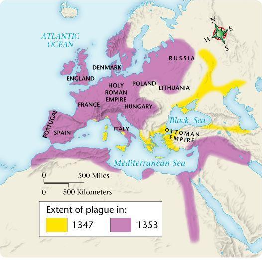 Chapter 9, Section 5 Spread of the Black Death By 1347, the bubonic plague had