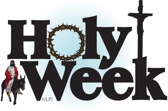 Holy Week Schedule St.