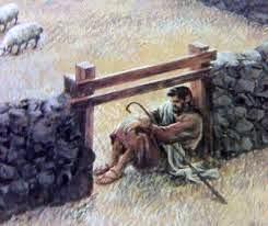 I AM THE GATE LESSON (John 10:1-10) Read John 10:1-10 out loud. [Get older kids to read] In this passage, Jesus calls himself the gate for the sheep.