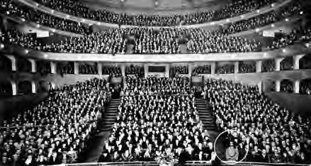 ..being turned away an hour before the advertised opening of a lecture with the 3000-seat hall filled to its utmost capacity. Swami Yogananda is the attraction.