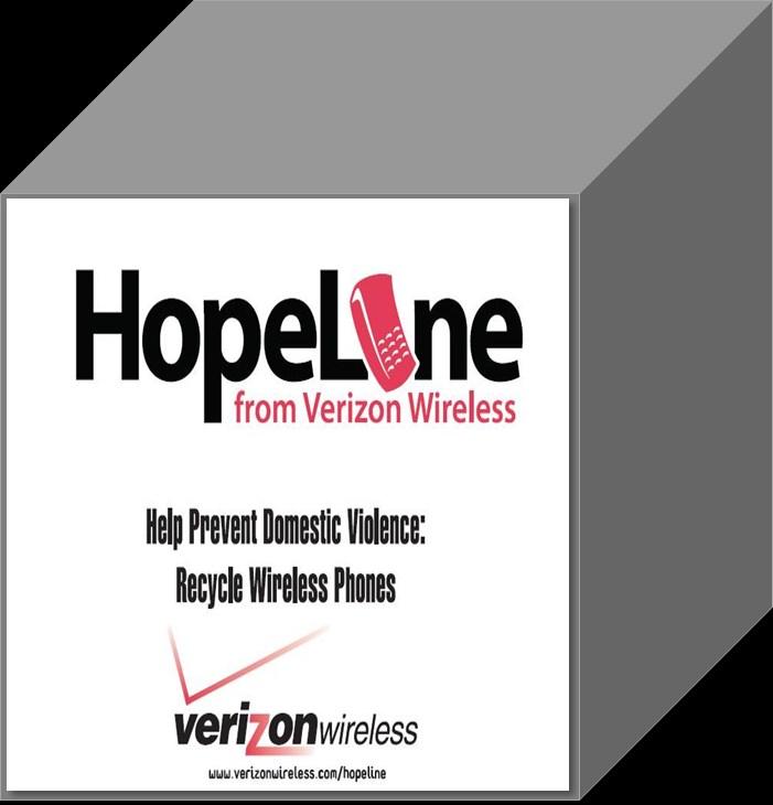 collecting used phones that Verizon refurbishes and provides to victims at no cost.