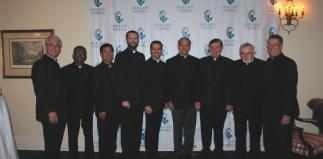 Called to Action PARISH LIFE 29th ANNUAL PRIEST DINNER Pictured above: Fr. Donald Blanchard, Fr. Nutan Minj, Fr. Paul Yi, Fr. Matthew Graham, Fr. Cleo Milano, Fr. Gearld Burns, Fr. Mike Moroney, Fr.