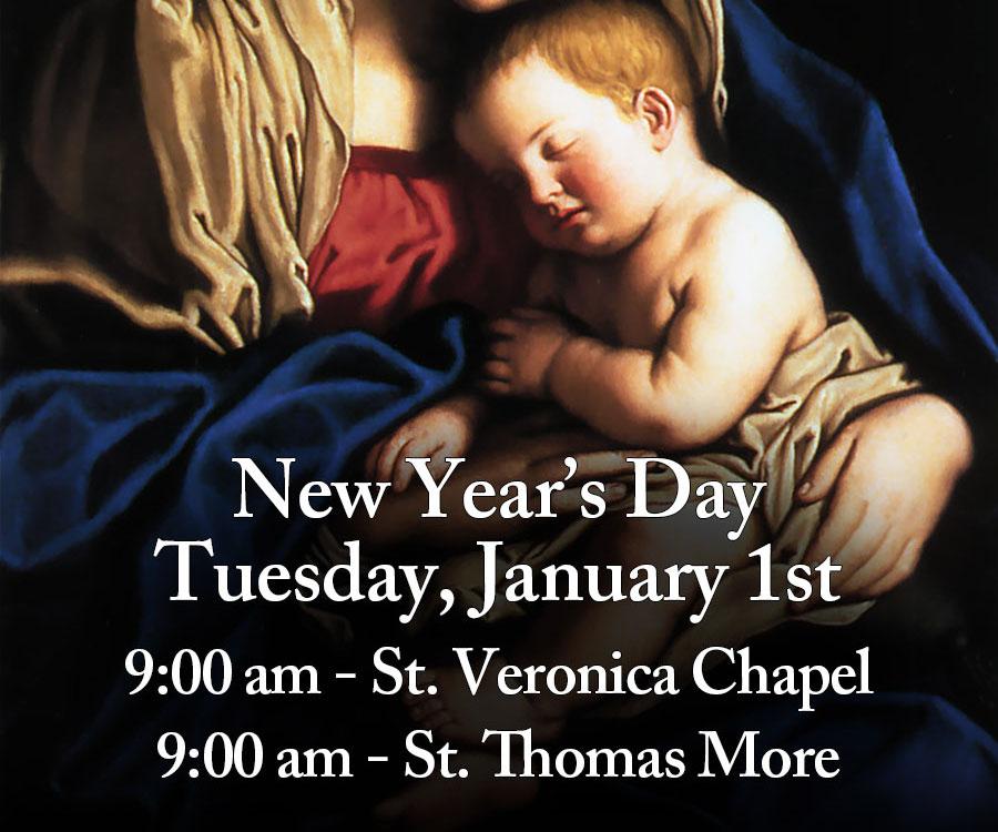 January 1st ~ New Year s Day 9:00 AM: For the Souls of Patrick & Theresa Dwyer Saturday, January 5th: 4:00 PM: Anniversary ~ John Reardon Sunday, January 6th: 9:00 AM: For the Soul of Grace Verducci
