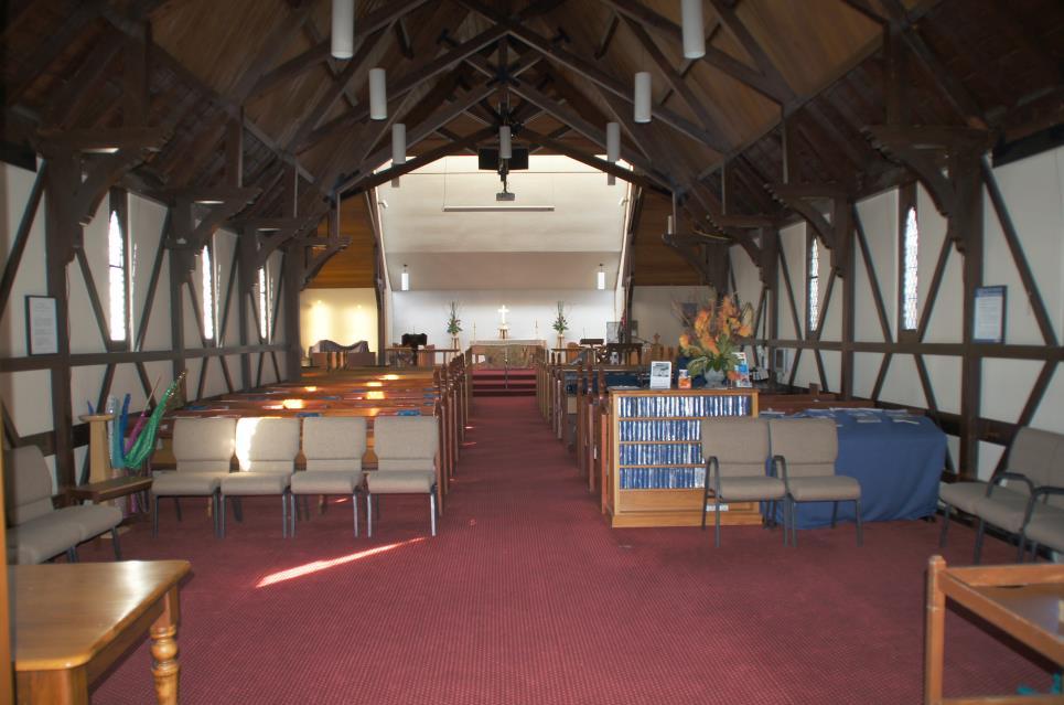 Interior of Holy Trinity Church taken from the main entrance. o The Vicarage.