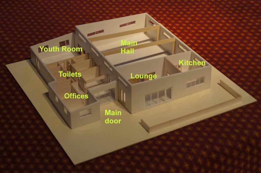Model of the proposed new Hall, the building of which is currently underway. WHERE DO WE WANT TO GO? We are keen to grow and expand!