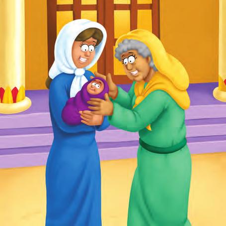 Anna came up to Jesus family at that very moment. She gave thanks to God. And she spoke about the child to all who were looking forward to the time when Jerusalem would be set free.