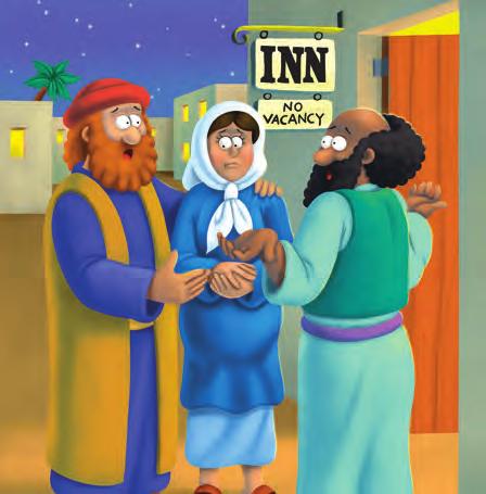 While Joseph and Mary were there, the time came for the child to be born. Luke 2:6 Day 209 Mary and Joseph loved each other. In a dream, and angel told Joseph to make Mary his wife. So he did.