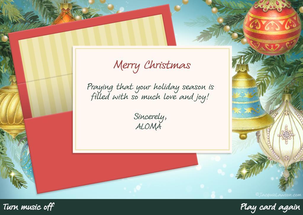 A CHRISTMAS CARD